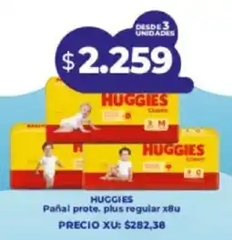 Supermayorista Vital Huggies pañal prote. plus regular oferta
