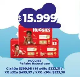 Supermayorista Vital Huggies pañales natural care oferta