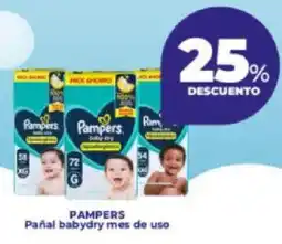 Supermayorista Vital Pampers pañal babydry mes de uso oferta