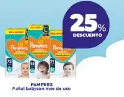 Supermayorista Vital Pampers pañal babysan mes de uso oferta