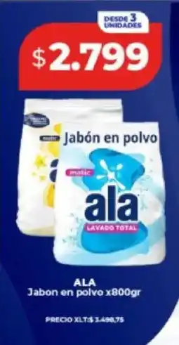 Supermayorista Vital Ala jabón en polvo oferta