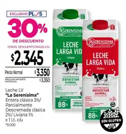 La Anonima La serenisima leche larga vida oferta