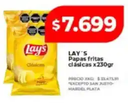 Supermayorista Vital Lay's papas fritas clásicas oferta