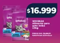 Supermayorista Vital Whiskas alimento para gato bolsa oferta
