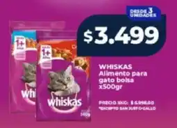 Supermayorista Vital Whiskas alimento para gato bolsa oferta