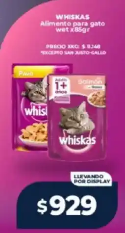 Supermayorista Vital Whiskas alimento para gato wet oferta