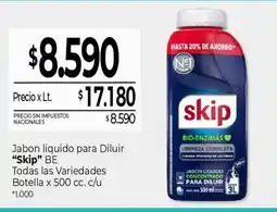 La Anonima Skip jabon liquido para diluir oferta