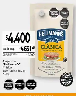 La Anonima Hellmann's mayonesa clásica oferta