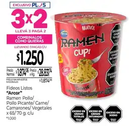 La Anonima Arcor ramen cup oferta