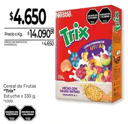 La Anonima Nestlé trix oferta