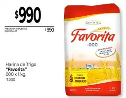 La Anonima Favorita harina de trigo oferta