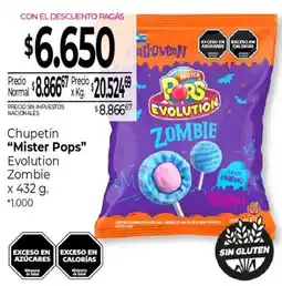 La Anonima Mister pops evolution zombie oferta