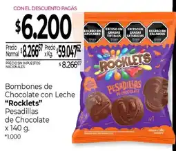 La Anonima Rocklets bombones de chocolate con leche oferta