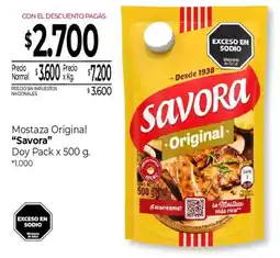 La Anonima Savora mostaza original oferta