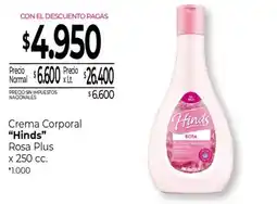 La Anonima Hinds crema corporal rosa plus oferta