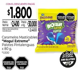 La Anonima Mogul caramelo masticable extreme palotes pintalenguas oferta