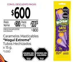 La Anonima Mogul Extreme caramelo masticable tubos hechizados oferta