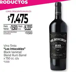 La Anonima Los intocables vino tinto oferta