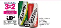 La Anonima Dr. lemon bebida alcohólica sin gluten oferta