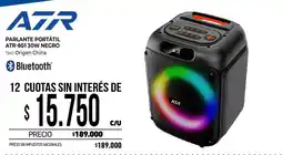 La Anonima Atr parlante portátil atr-801 30w negro oferta