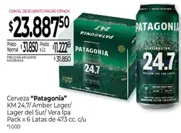 La Anonima Patagonia cerveza km 24,7 amber lager lager del sur vera ipa oferta
