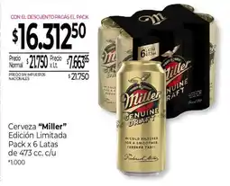 La Anonima Miller cerveza oferta