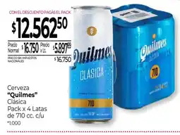 La Anonima Quilmes cerveza clásica oferta