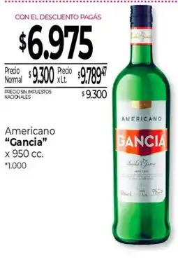 La Anonima Gancia americano oferta