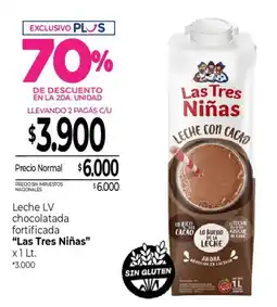 La Anonima Las tres niñas leche con cacao oferta
