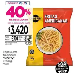 La Anonima One fry fritas americanas oferta