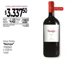 La Anonima Nampe vino tinto oferta