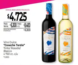 La Anonima Norton vino dulce cosecha tardia tinto/rosado/blanco oferta