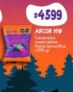 Nini Mayorista Arcor hw caramelos masticables fiesta terrorifica oferta