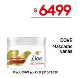 Nini Mayorista Dove Mascaras varias oferta