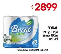 Nini Mayorista Boral papel higienico oferta