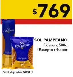 Nini Mayorista Sol pampeano fideos oferta