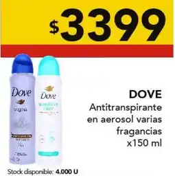 Nini Mayorista Dove antitranspirante en aerosol varias fragancias oferta