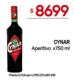 Nini Mayorista Cynar aperitivo oferta
