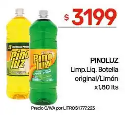 Nini Mayorista Pinoluz limp.liqu. botella original/limón oferta
