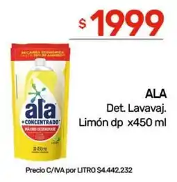 Nini Mayorista Ala det. lavavaj. limón dp oferta