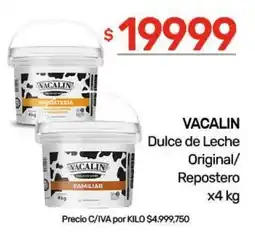Nini Mayorista Vacalin dulce de leche original/repotero oferta