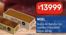 Nini Mayorista Noel dulce de batata con vainilla/chocolate oferta