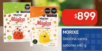 Morixe gelatina varios sabores