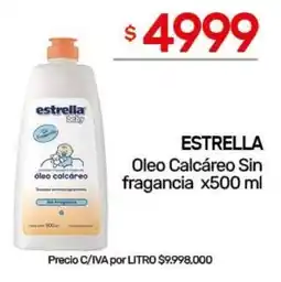 Nini Mayorista Estrella Oleo Calcáreo Sin fragancia oferta
