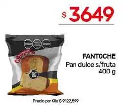 Nini Mayorista Fantoche pan dulce s/fruta oferta