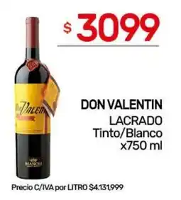Nini Mayorista Don valentin lacrado tinto/blanco oferta