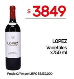 Nini Mayorista Lopez varietales oferta