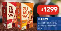 Nini Mayorista Zumuva vino tetra brick tinto/ blanco/blanco dulce oferta