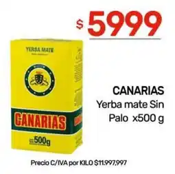Nini Mayorista Canarias yerba mate sin palo oferta