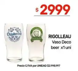 Nini Mayorista Rigolleau vaso deco beer oferta